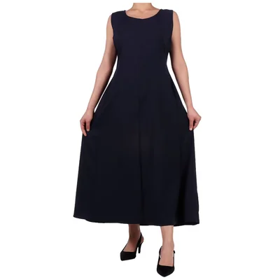 Vestido Corte Línea a Largo Maxi Zucca para Mujer