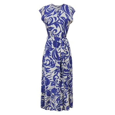 Vestido Cruzado de Inspiración Tropical City Femme para Mujer