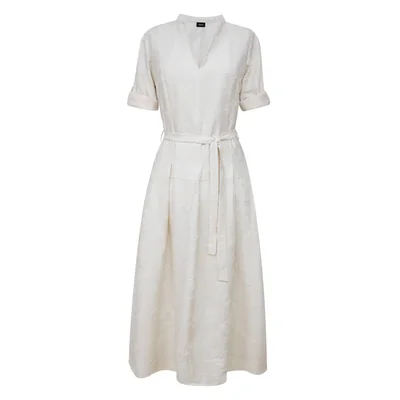 Vestido Línea a Bordado Floral Basel para Mujer