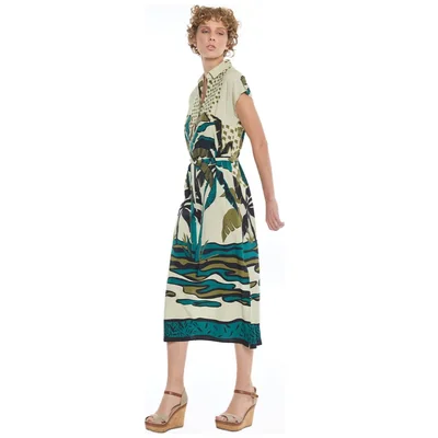Vestido Largo Estampado Foley´s para Mujer