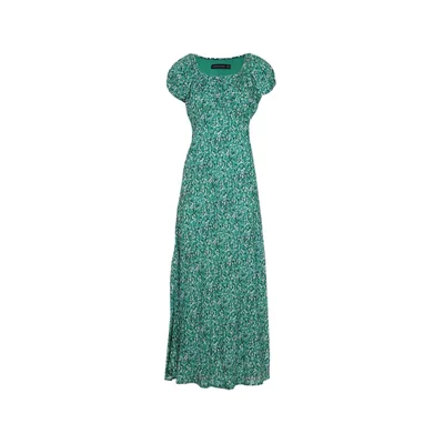 Maxivestido Manga Corta Estampado Voltaire & Voltaire para Mujer