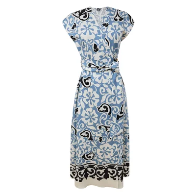 Vestido Largo Cruzado Basel para Mujer