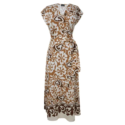 Vestido Largo Cruzado Basel para Mujer