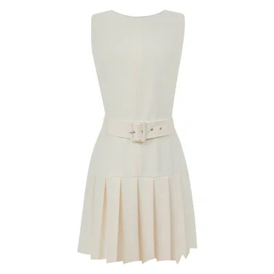 Vestido Corto Línea con Tablones para Mujer Elle