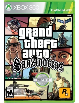 Grand Theft Auto San Andreas Xbox 360 estándar para Xbox 360
