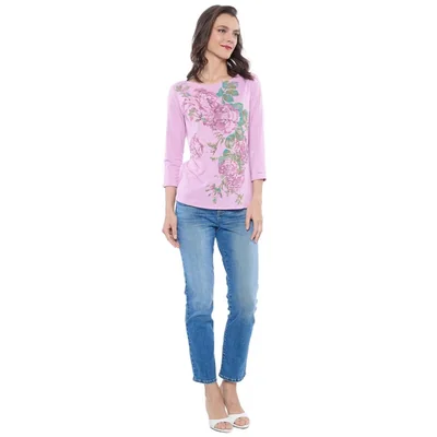 Blusa Escote Ojal para Foley's para Mujer