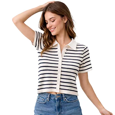 Blusa Cuello Redondo para Mujer