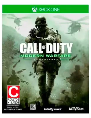 Call Of Duty Modern Warefare Remastered Microsoft estándar para Xbox One