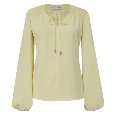Blusa Fluida de Manga Larga City Femme para Mujer