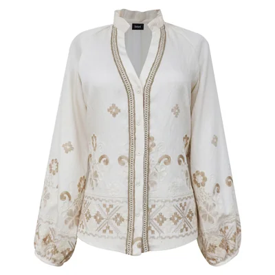 Blusa Estilo Bohemio Bordada Basel para Mujer