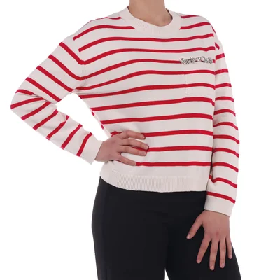 Playera Manga Larga Rayas Horizontales Naútica Ovs Mujer