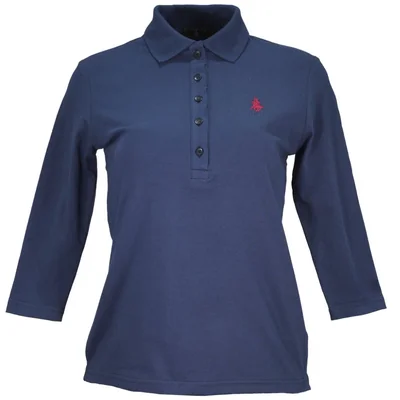 Playera Polo Manga 3/4 para Mujer
