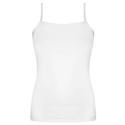 Camiseta con Doble Tela al Frente Y Tirantes Ilusión para Mujer