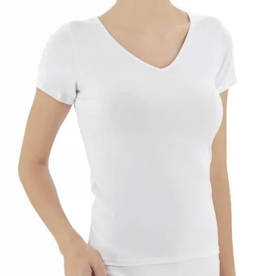 Camiseta Pima Manga Corta Oscar Hackman para Mujer