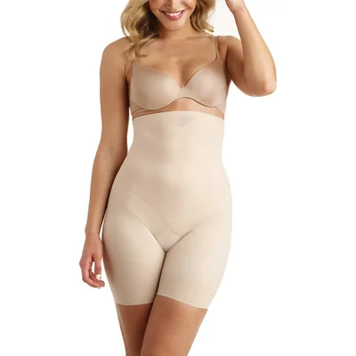 Faja Alta Color Café con Pierna Larga Extfirm Tummy T Miraclesuit para Mujer