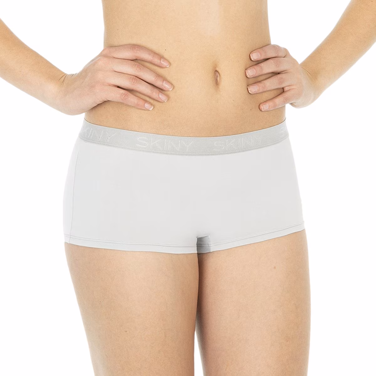 Bóxer Corto Satín Glow Skiny 73413 para Mujer