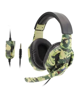 Audífonos Over-Ear Hotshot Tacticpro alámbricos con cancelación de ruido