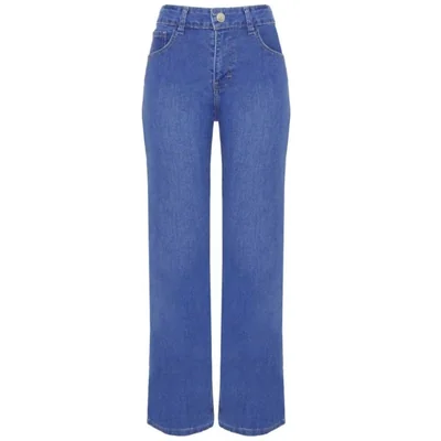 Jean Corte Baggy Jeans Beronna para Mujer