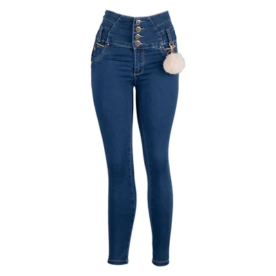 Jeans 4 Botones Ciclon Jeans para Mujer