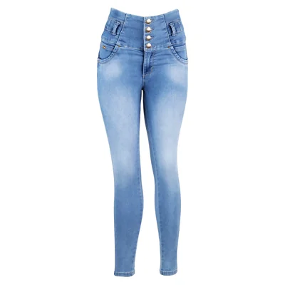 Jeans 3 Botones Ciclon Jeans para Mujer