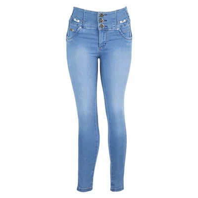 Jeans 1 Botón Ciclon Jeans para Mujer