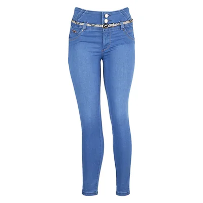 Jeans 3 Botones Ciclon Jeans Casual para Mujer
