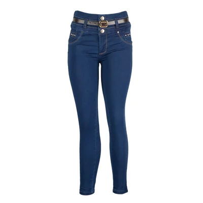 Jeans 3 Botones Ciclon Jeans Regular Fit Recto para Mujer