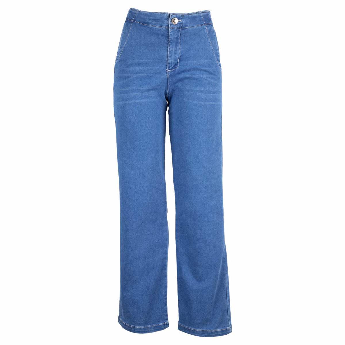Jeans 1 Botón Ciclon Jeans Regular Fit Recto para Mujer
