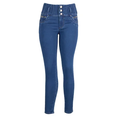 Jeans 3 Botones Ciclon Jeans Regular Fit para Mujer