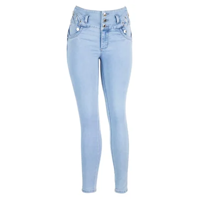 Jeans 3 Botones Ciclon Jeans Regular Fit para Mujer