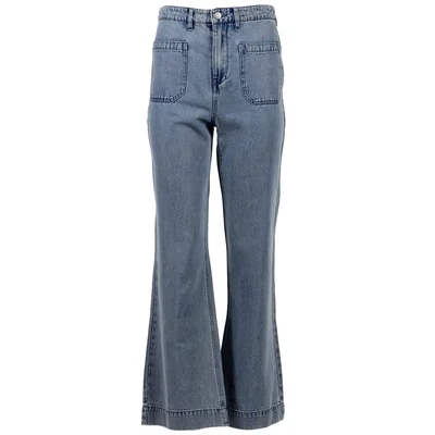 Jeans Flare Acampanados Cintura Alta Dex Mujer
