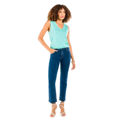 Oggi jeans para Dama Atraction Gin Ink Cintura Alta.