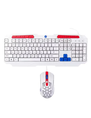 Mouse y Teclado Techzone Gamer RGB NASA