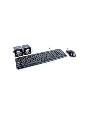Kit 3 En 1 Naceb NA228N Teclado Mouse y Bocinas