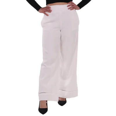 Pantalón Algodón Corte Amplio con Encaje Dex para Mujer