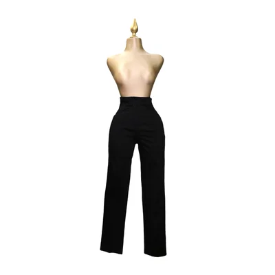 Pantalón Talle Alto Negro LC