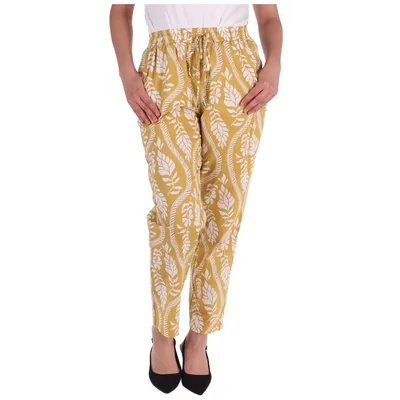 Pantalón Pijamero Estampado Botánico Arqueology para Mujer