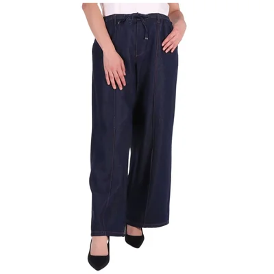 Pantalón Amplio con Jareta Casual Arqueology para Mujer