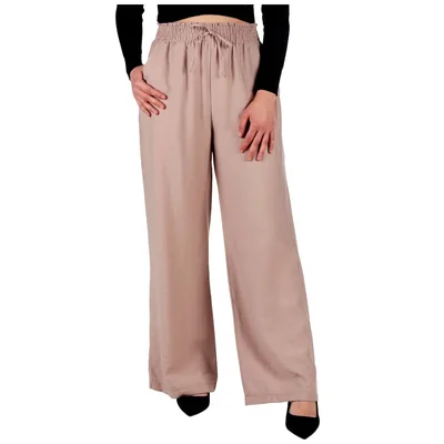Pantalón Pierna Ancha con Jaretas Zucca para Mujer