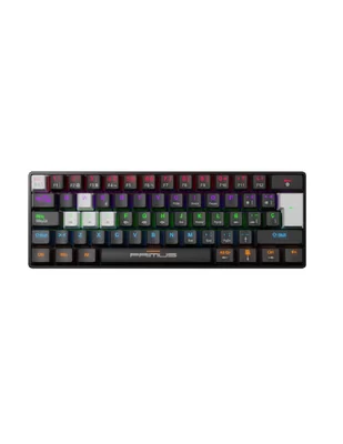 Teclado gamer retroiluminado español con interruptor lineal Primus Gaming Ballista 61t