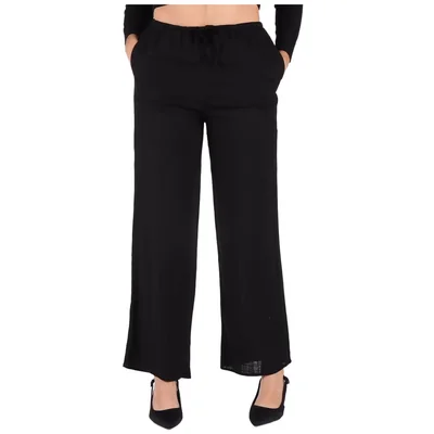 Pantalón Amplio Lino Rayón Holgado Ligero Dex para Mujer