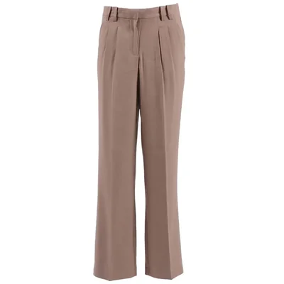 Pantalón Recto Pinzas Elegante Black Tape Mujer