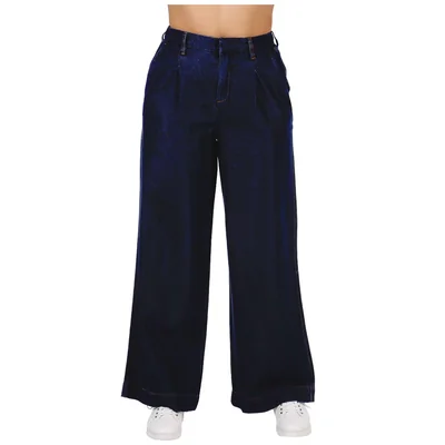 Pantalón Wide Leg Pinzas Black Tape Mujer
