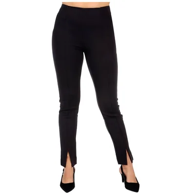 Pantalón Detalle Tobillo Elegante Black Tape Mujer