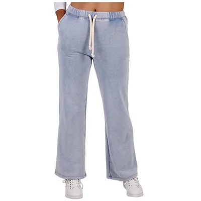 Pantalón Lavado Cordón Cintura Casual Cómodo Dex Mujer
