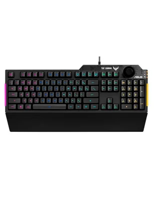 Teclado alámbrico Asus Ra04 Tuf Gaming K1 / Us