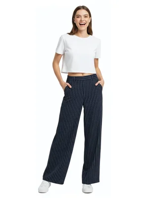 Paquete 10 piezas Pantalón Ancho de Rayas