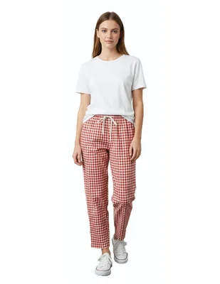 PAQUETE 10 PIEZAS Pantalón a Cuadro Tipo Guingan