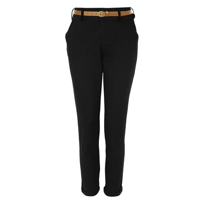 Pantalón Skinny con Cinturón Elle para Mujer