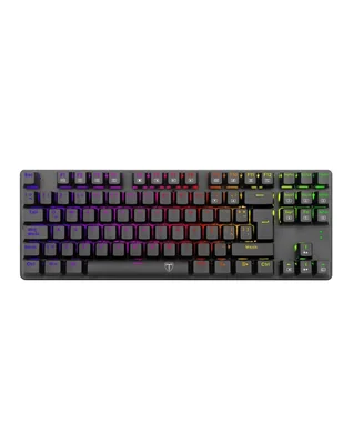 Teclado gamer conexión inalámbrica T-Dagger Bora T-TGK315-RD-SP